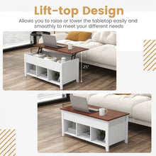 Load image into Gallery viewer, Modern Indoor Hidden Storage Coffee Table with Lift-Top

