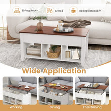 Load image into Gallery viewer, Modern Indoor Hidden Storage Coffee Table with Lift-Top
