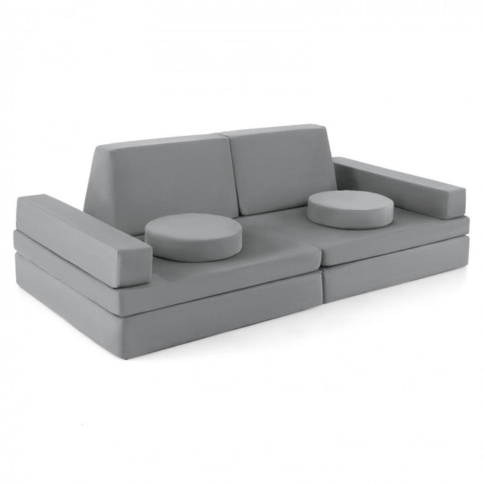 8-Piece Indoor Children's Play Sofa Furniture Set, Machine Washable
