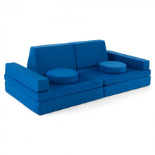 Load image into Gallery viewer, 8-Piece Indoor Children&#39;s Play Sofa Furniture Set, Machine Washable
