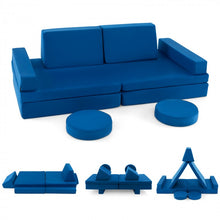 Load image into Gallery viewer, 8-Piece Indoor Children&#39;s Play Sofa Furniture Set, Machine Washable
