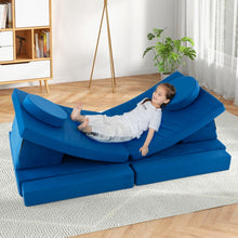 Load image into Gallery viewer, 8-Piece Indoor Children&#39;s Play Sofa Furniture Set, Machine Washable
