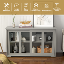 Load image into Gallery viewer, Modern Minimalist Buffet Cabinet with Sliding Doors
