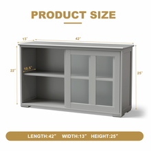Load image into Gallery viewer, Modern Minimalist Buffet Cabinet with Sliding Doors
