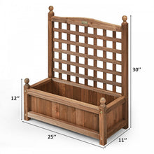 Load image into Gallery viewer, Outdoor Garden Planter Boxes Made of Wooden Materials
