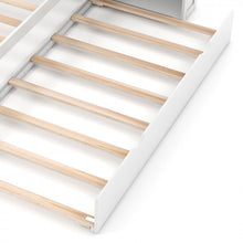 Load image into Gallery viewer, Children&#39;s Bedroom White Storage Headboard Wooden Bed Frame
