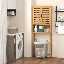 Load image into Gallery viewer, Floor-Standing Wooden Bathroom Storage Cabinet Above Toilet
