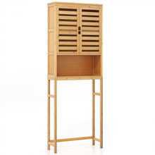 Load image into Gallery viewer, Floor-Standing Wooden Bathroom Storage Cabinet Above Toilet
