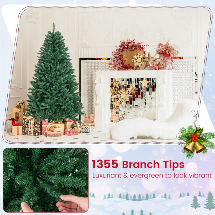 6-Foot Artificial Christmas Tree for Christmas Decorations - Suitable for Apartments, Stores, and Holiday Displays