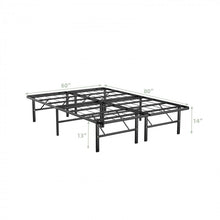 Load image into Gallery viewer, Multi-Size Black Metal Folding Platform Bed
