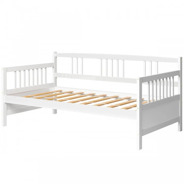 Modern Multifunctional Wooden 2-Person Sofa Bed Frame