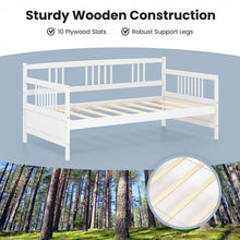 Load image into Gallery viewer, Modern Multifunctional Wooden 2-Person Sofa Bed Frame

