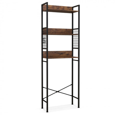 3-Tier Freestanding Bathroom Storage Rack Above Toilet
