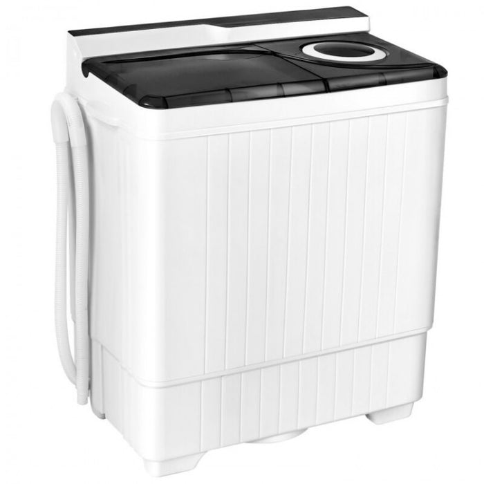 26lb Capacity Dual Tub Semi-Automatic Portable Washing Machine