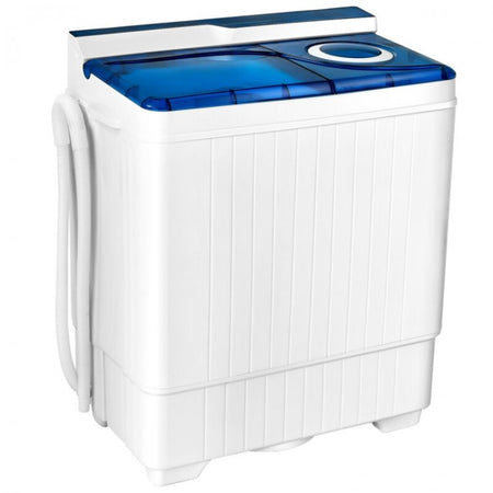 26lb Capacity Dual Tub Semi-Automatic Portable Washing Machine