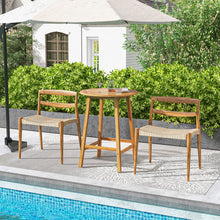 Load image into Gallery viewer, Outdoor Patio Table with Umbrella Hole Bar Height Dining Table
