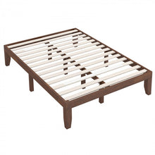 Load image into Gallery viewer, Full-Size Solid Wood Bed Frame with 10.5-Inch Under-Bed Storage Space
