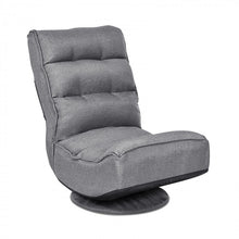 Load image into Gallery viewer, 360-Degree Swivel Folding Chair with Adjustable Backrest
