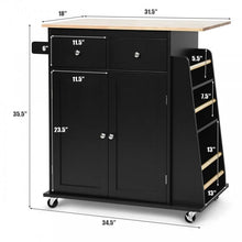 Load image into Gallery viewer, Modern Minimalist Kitchen Island Cart for Dining Room
