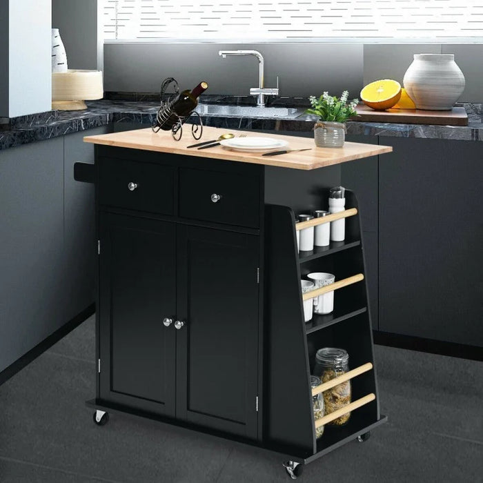 Modern Minimalist Kitchen Island Cart for Dining Room