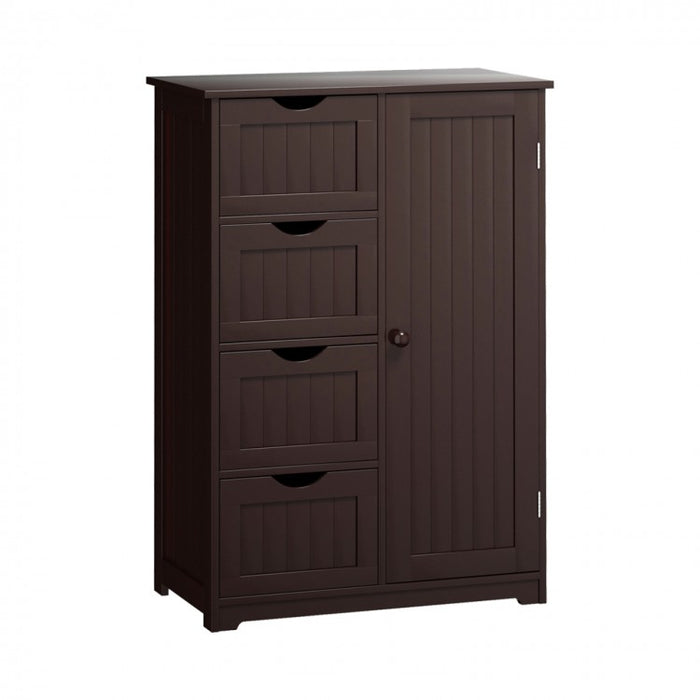 Multipurpose Storage Cabinet with 4 Drawers, Wooden