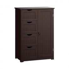 Charger l&#39;image dans la galerie, Multipurpose Storage Cabinet with 4 Drawers, Wooden
