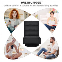 Load image into Gallery viewer, 360-Degree Swivel Folding Chair with Adjustable Backrest
