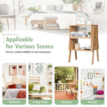 Load image into Gallery viewer, Costway Wooden Side Table Sofa End Table Nightstand 2-Piece Set - Suitable for Living Room and Bedroom
