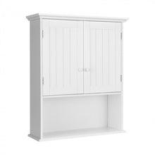 Charger l&#39;image dans la galerie, Wall-Mounted Double-Door Bathroom Cabinet with Shelves
