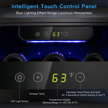 Load image into Gallery viewer, Costway Bar Cabinet with Wine Fridge and Smart Temperature Memory - Suitable for Restaurant and Kitchen
