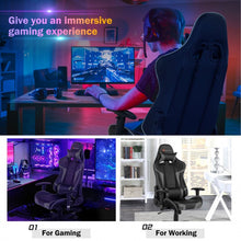 Charger l&#39;image dans la galerie, Ergonomic Massage Gaming Recliner Chair with Lumbar Support
