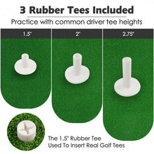 Charger l&#39;image dans la galerie, 5&#39; x 3&#39; Golf Hitting Mat with Realistic Fairway, 3 Ball Holder, and Artificial Turf
