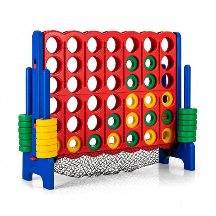 4-in-1 Giant Game Set with Net Storage, Includes 42 Pieces