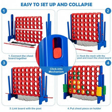 Load image into Gallery viewer, 4-in-1 Giant Game Set with Net Storage, Includes 42 Pieces
