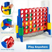Load image into Gallery viewer, 4-in-1 Giant Game Set with Net Storage, Includes 42 Pieces
