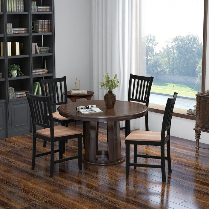Mid-Century Vintage Dining Chairs Set - 4-Piece Set Suitable for Home, Restaurant, and Pub Furniture