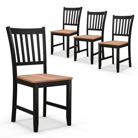 Mid-Century Vintage Dining Chairs Set - 4-Piece Set Suitable for Home, Restaurant, and Pub Furniture