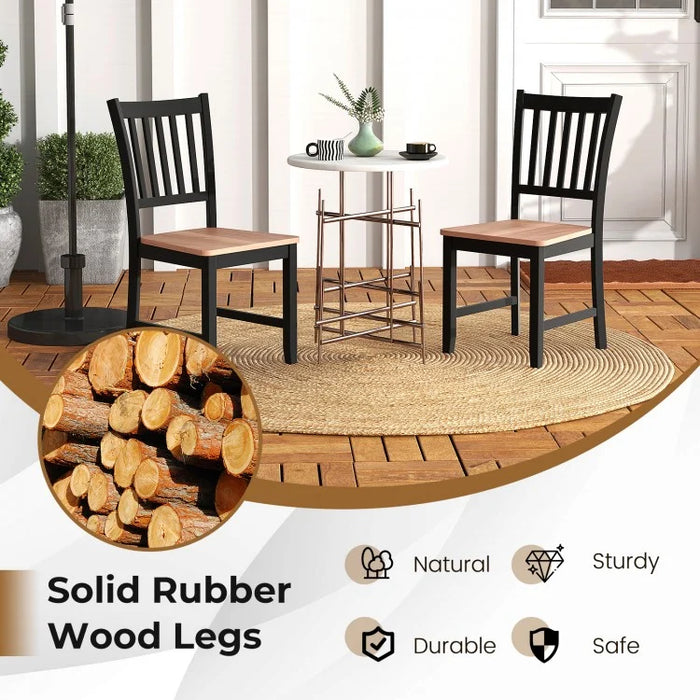 Mid-Century Vintage Dining Chairs Set - 4-Piece Set Suitable for Home, Restaurant, and Pub Furniture