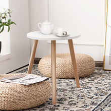 Charger l&#39;image dans la galerie, White Modern Minimalist Round Coffee Table
