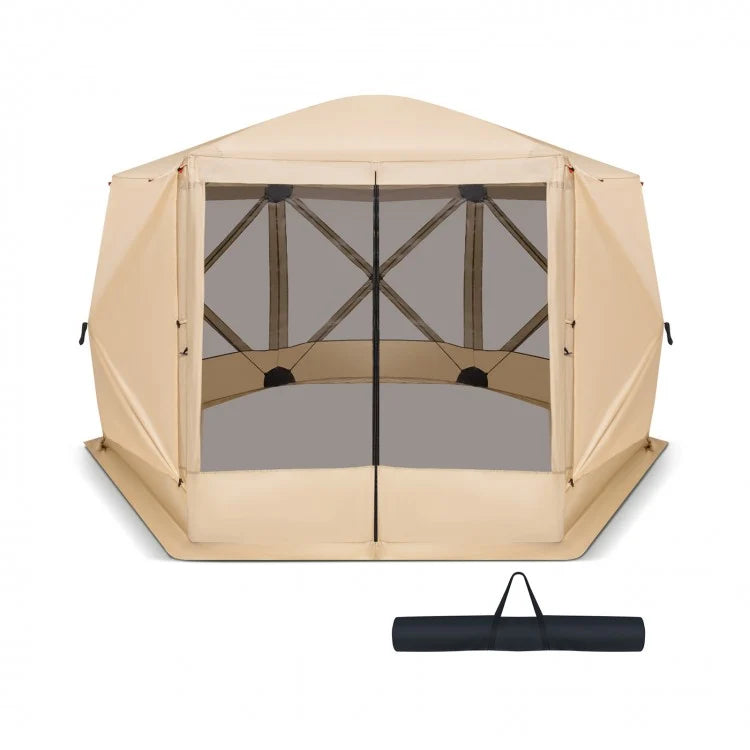 11.5 x 11.5 Portable Pop-Up Mesh Screen Tent for Outdoor Use