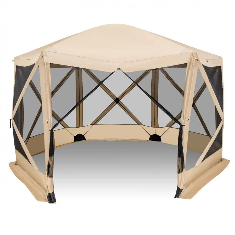 11.5 x 11.5 Portable Pop-Up Mesh Screen Tent for Outdoor Use