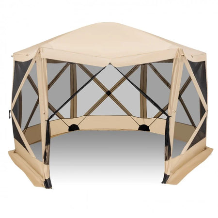 11.5 x 11.5 Portable Pop-Up Mesh Screen Tent for Outdoor Use