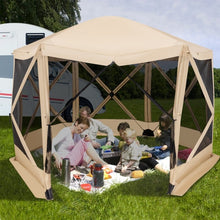 Load image into Gallery viewer, 11.5 x 11.5 Portable Pop-Up Mesh Screen Tent for Outdoor Use
