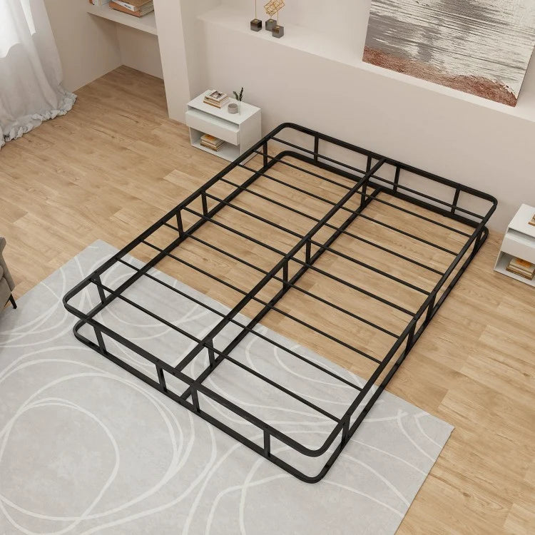 Minimalist Black Metal Platform Bed Frame