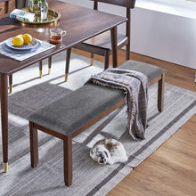 Load image into Gallery viewer, Modern Entryway Shoe Bench with Soft Cushion
