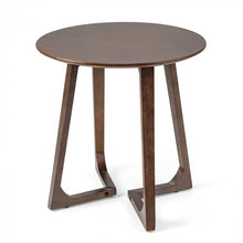 Load image into Gallery viewer, Costway Round Wooden Coffee Table Sofa Side Table - Suitable for Living Room, Cafe, and Bedroom
