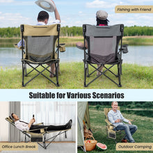 Charger l&#39;image dans la galerie, Outdoor Portable Folding Camping Chair - Adjustable Backrest - Suitable for Fishing, Picnics, and Hiking
