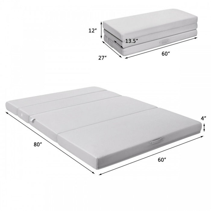 Multifunctional Folding Mattress Lounge Chair for Dorm & Home