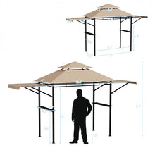 Load image into Gallery viewer, Outdoor Gazebo 13.5 x 4ft Double Tier Canopy Barbeque Shelter Tent
