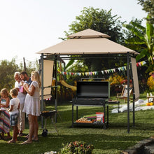 Load image into Gallery viewer, Outdoor Gazebo 13.5 x 4ft Double Tier Canopy Barbeque Shelter Tent
